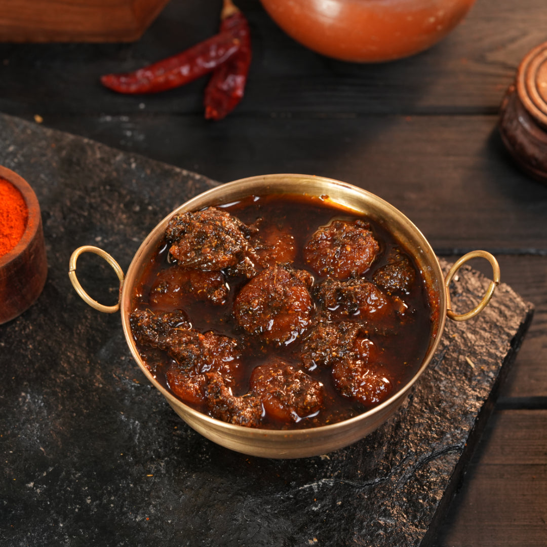 Gongura Prawns Pickle